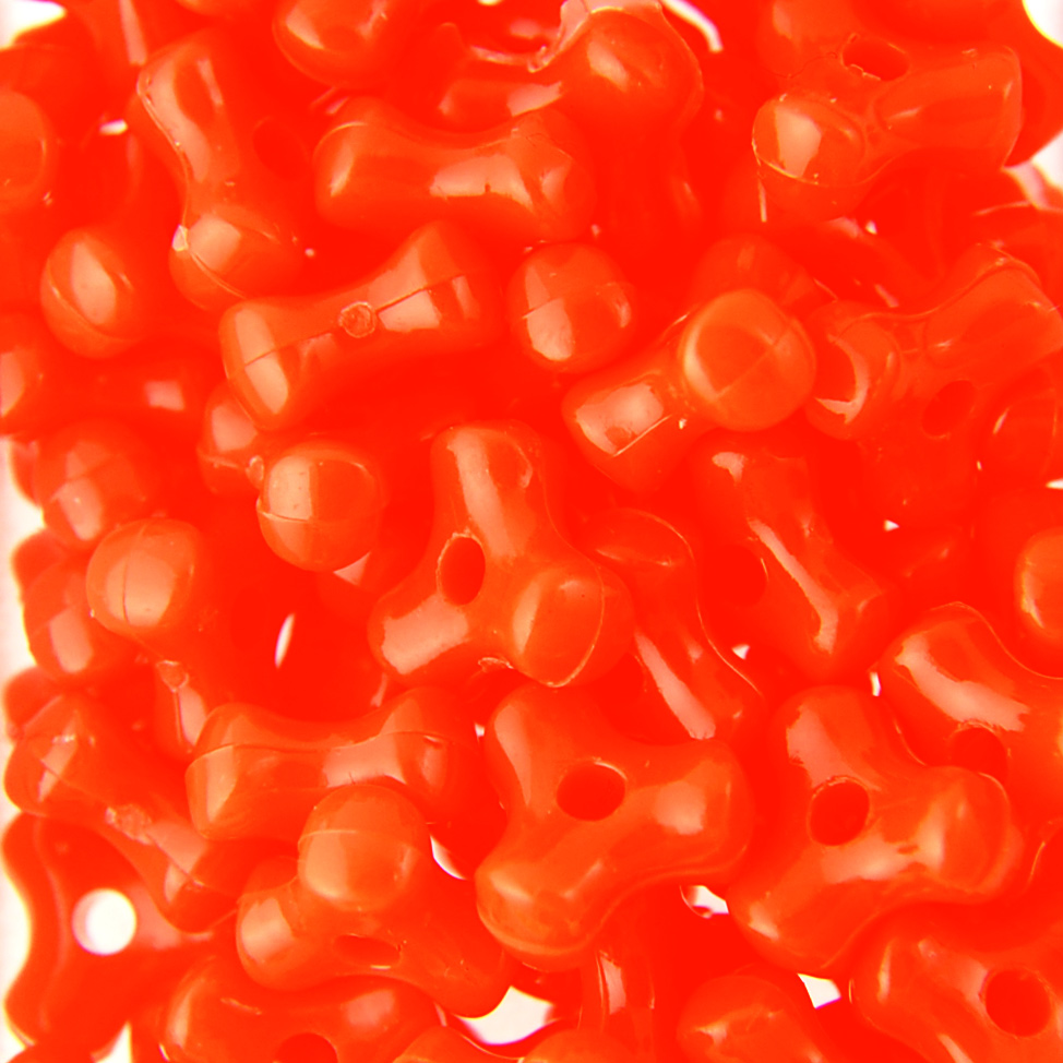 Neon Orange - Tri Beads Opaque Colors (600 Pieces)