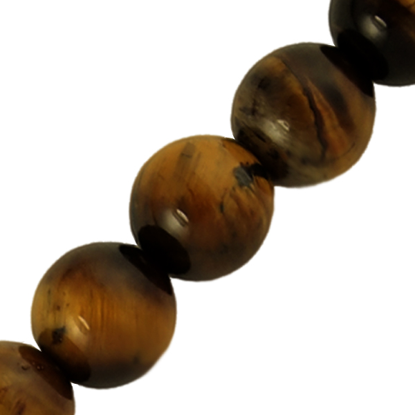 14mm Smooth Round, Tiger Eye Beads (16