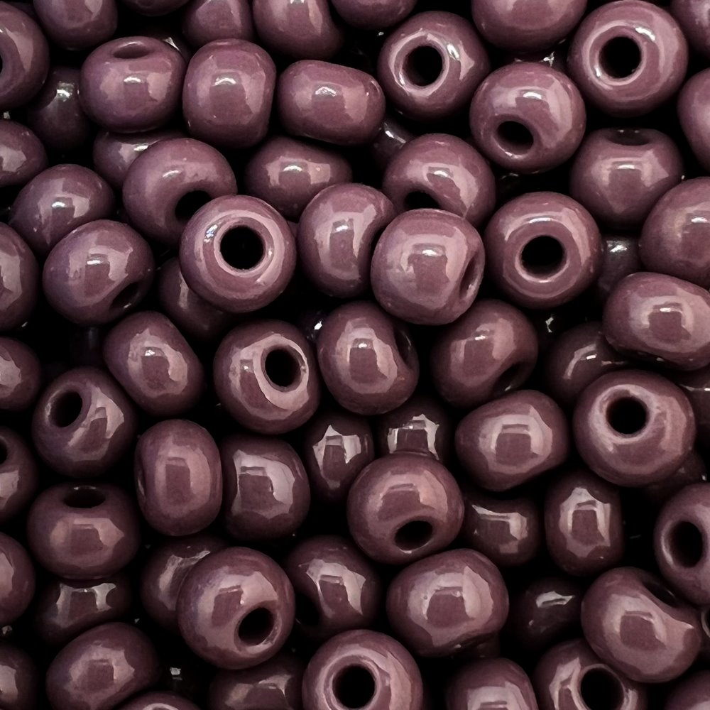 Czech Seed Beads Size 8/0 - Opaque Purple (Approx. 1/2 LB , 250 Grams)