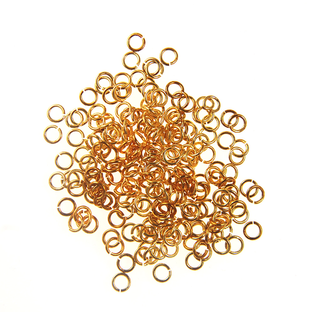 4.5MM Jump Ring-Gold-Plated (288 Pieces) 