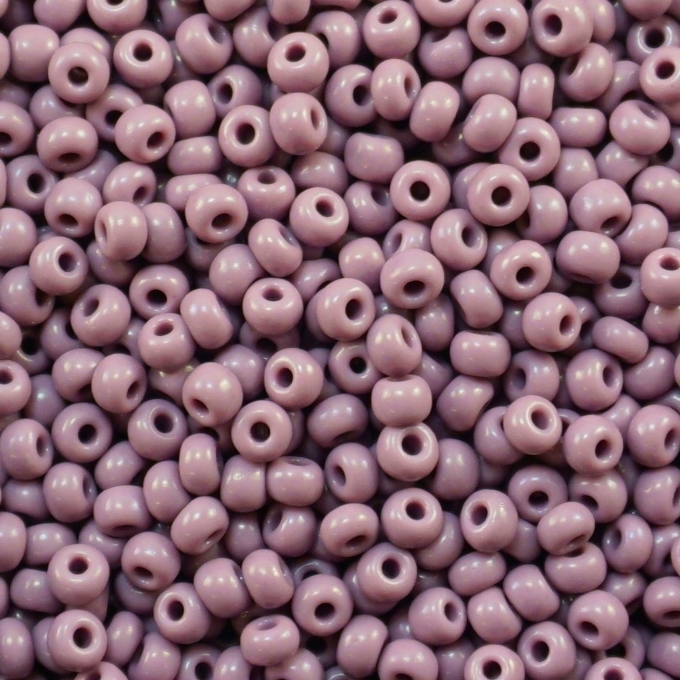 Czech Seed Beads Size 6/0 - Opaque Light Purple (Approx. 1/2 LB , 250 Grams)