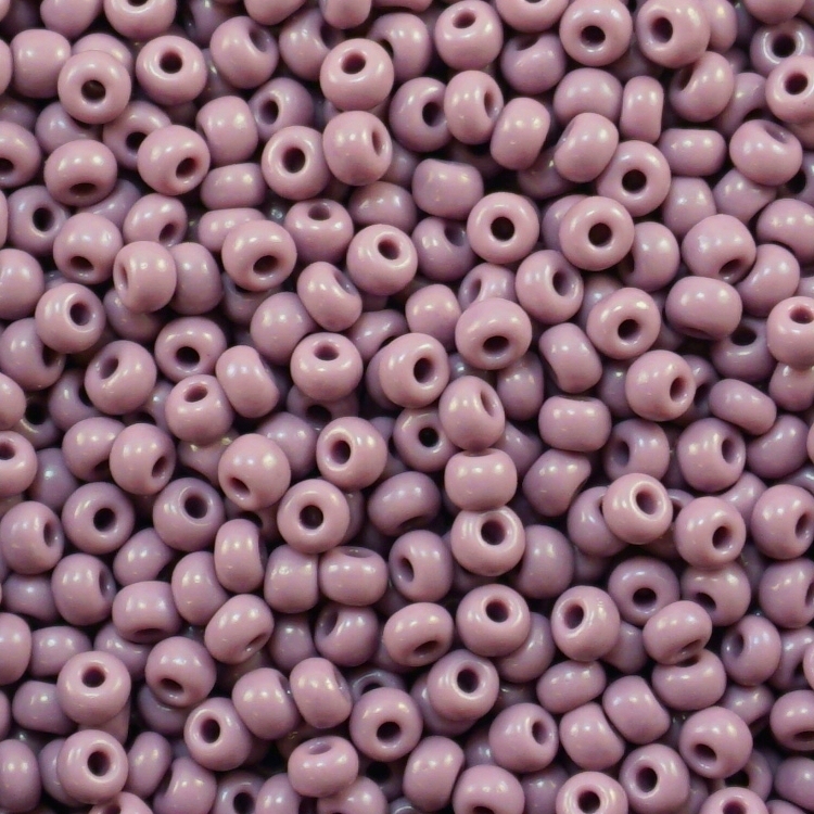 Czech Seed Beads Size 8/0 - Opaque Light Purple (Approx. 1/2 LB , 250 Grams)