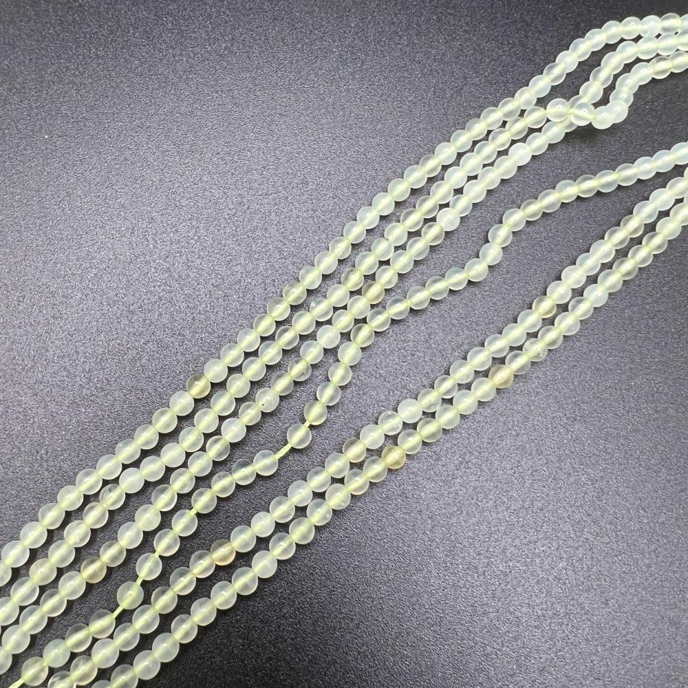 3mm Smooth Round, New Jade Beads (16
