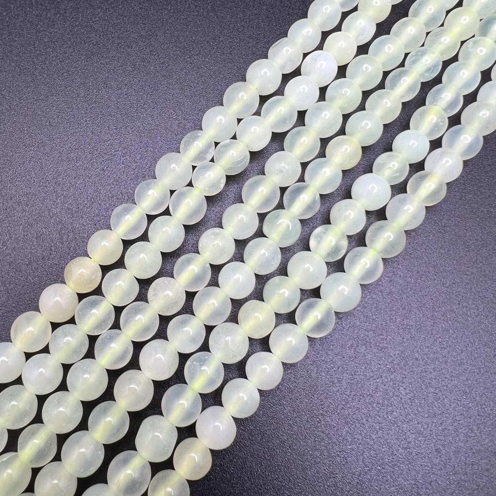 6mm Smooth Round, New Jade Beads (16