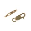 9mm Lobster Clasp w Ring, 14K Gold Filled (10 Pieces) 