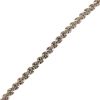 Single Row Rhinestone Banding (Crystal/Silver) (Per Yard) 