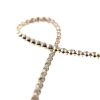 Single Row Rhinestone Banding (Crystal/Silver) (Per Yard) 