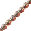 Single Row Rhinestone Banding (Crystal/Silver) (Per Yard) 