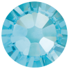 Aquamarine-Preciosa Flatback Rhinestones (Choose Size) 