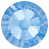Light Sapphire-Preciosa Hot Fix Flatback Rhinestones (Choose Size) 