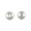 4mm Smooth Round Metal Beads, Sterling Silver Plate (250 pieces) 