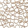4mm x 22ga, Closed-Soldered Jump Ring, Gold Filled (50 Pieces) 