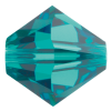 Preciosa Czech Crystal, Faceted Bicone Bead, Blue Zircon (Choose Size) 