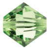Preciosa Czech Crystal, Faceted Bicone Bead, Peridot (Choose Size) 