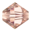 Preciosa Czech Crystal, Faceted Bicone Bead, Vintage Rose (Choose Size) 