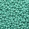 Czech Seed Beads Size 6/0 - Opaque Green Turquoise (Approx. 1/2 LB , 250 Grams) 