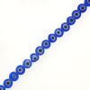 6mm Flat Evil Eye Beads-Dk. Blue (15