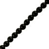 6mm Smooth Round, Black Onyx Beads (16