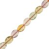 9x7mm Flat Faceted Oval Mixed Citrine, Amethyst, Peridot (16