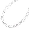 14mm x 8mm Metal Chain Silver (Per Yard) 