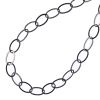 20mm x 12mm Metal Chain Black (Per Yard) 
