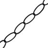 20mm x 12mm Metal Chain Black (Per Yard) 