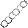 17mm x 17mm Metal Chain Silver (Per Yard) 