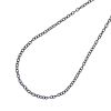 4mm x 3mm Metal Chain Black (Per Yard) 