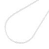 4mm x 3mm Metal Chain Silver (Per Yard) 