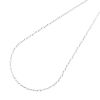4mm x 1.5mm Figaro Chain, Brass, Silver Plated (Per Yard) 