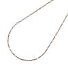 4mm x 1.5mm Figaro Chain, Brass, Gold Plated (Per Yard) 