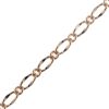 6mm x 2mm Metal Chain Gold (Per Yard) 