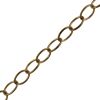7mm x 5mm Metal Chain Brass (Per Yard) 