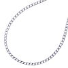 8mm x 5mm Aluminum Chain Silver (Per Yard) 