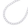 14mm x 9mm Aluminum Chain Silver (Per Yard) 