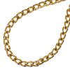 19mm x 12mm Aluminum Chain Gold (Per Yard) 