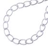 26mm x 16mm Aluminum Chain Silver (Per Yard) 