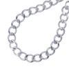 25mm x 18mm Aluminum Chain Silver (Per Yard) 
