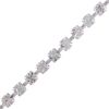 1 Row Rhinestone Chain, SS18 (4.4mm), Crystal/Silver (Per Yard) 