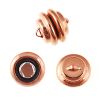 Maglok Magnetic Clasp, 11mm, Copper (3 Pieces) 