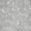 Pony Beads, 9x6mm, Transparent Crystal (650 Pieces) 