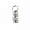 Coil End w/ Loop, 2MM Inner Diameter, Im.Rhodium (72 Pieces) 