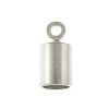 5mm End Cap w/ Loop, 3.5mm Inner Diameter, Im.Rhodium (36 Pieces) 