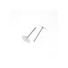 Earring Post w/ 4MM Flat Pad, Surgical Steel, Hypoallergenic (144 Pieces) 