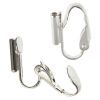 Pierced-Clip Converter  Silver-Plated (24 Pieces) 