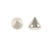 Flatback & Sew-On Spikes 8MM-BULK PACK! (Silver) (500 Pieces) 