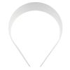 White Plastic Headband Base (50mm) (12 Pieces) 