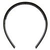 Black Plastic Headband Base (14mm) (12 Pieces) 