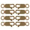 9mm Lobster Clasp w Ring, 14K Gold Filled (10 Pieces) 