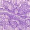 Pony Beads, 9x6mm, Transparent Light Purple (650 Pieces) 